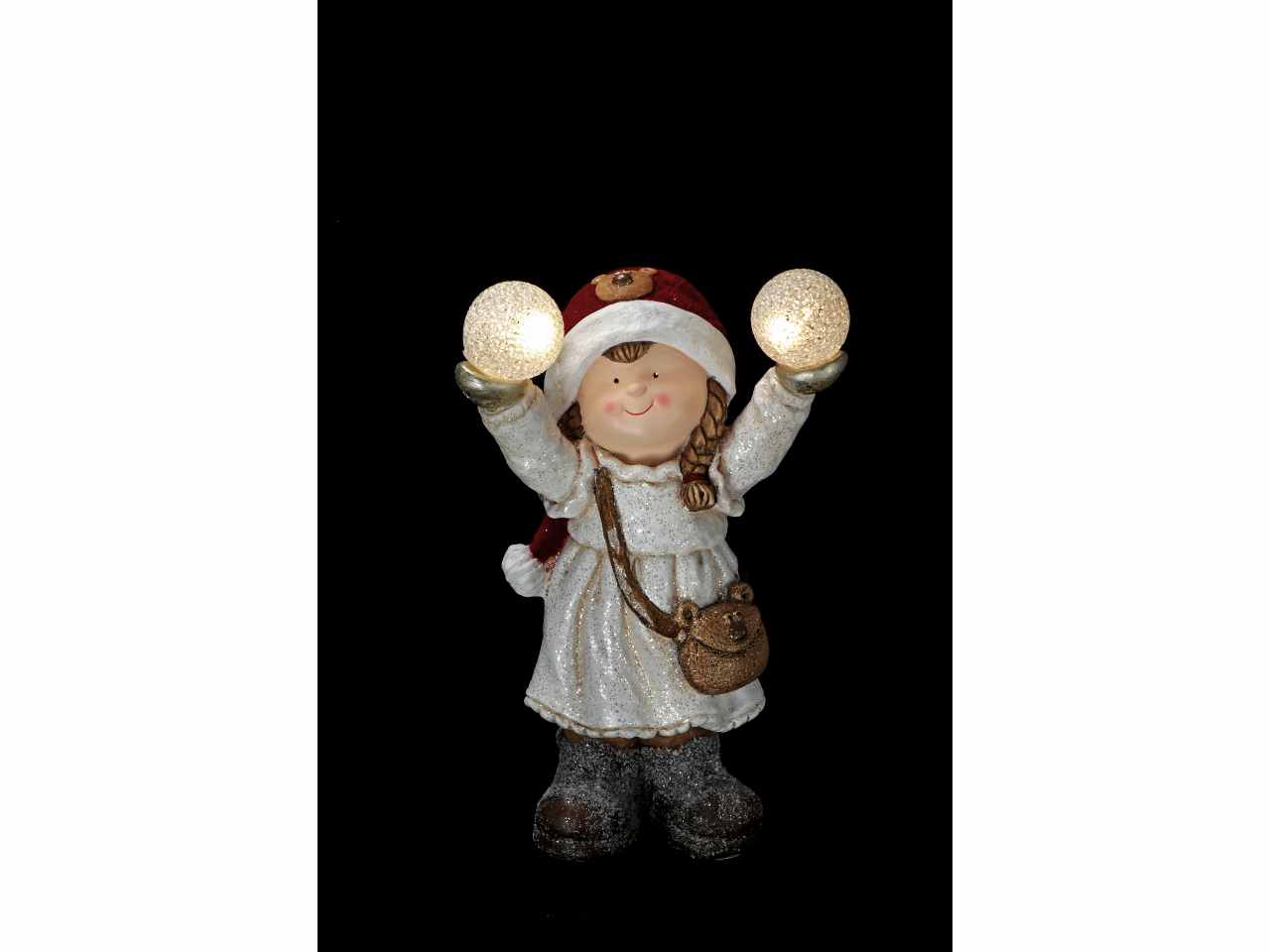 Bimbo natalizio con led 29x18xh45cm