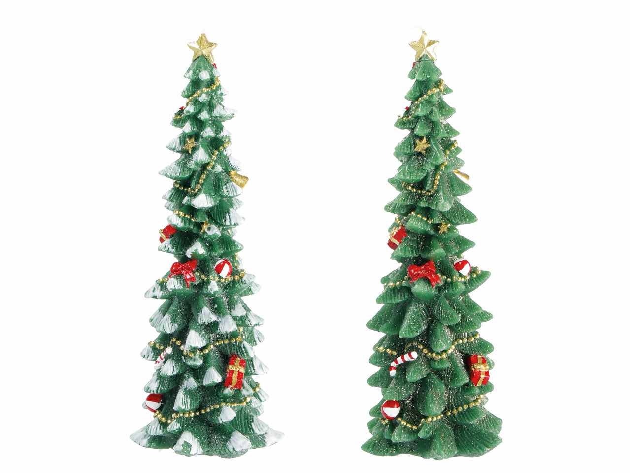 Candela albero di natale d.10,5xh31cm