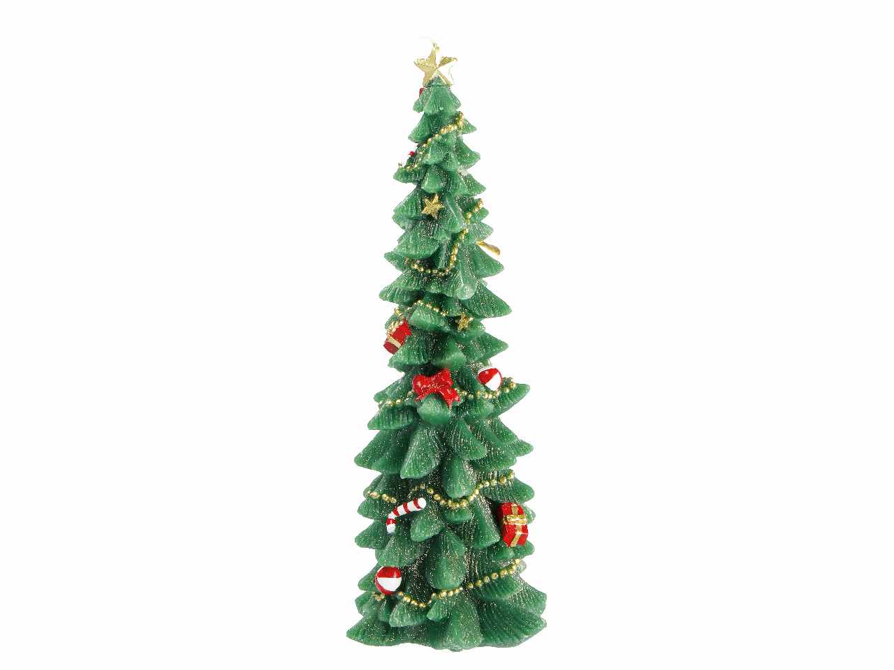 Candela albero di natale d.10,5xh31cm