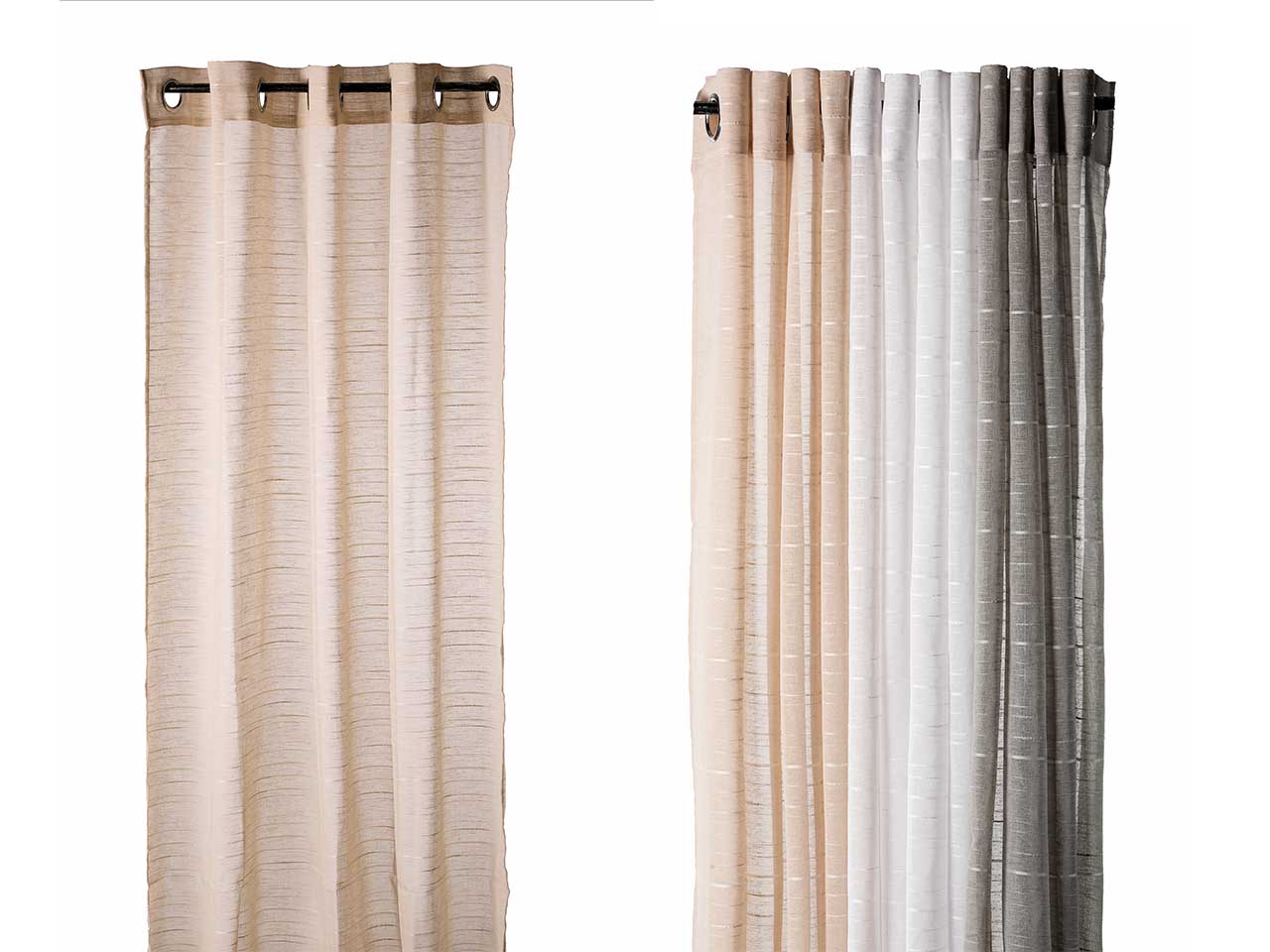 Tenda tess cristy misura 140x280cm in 3 colori assortiti