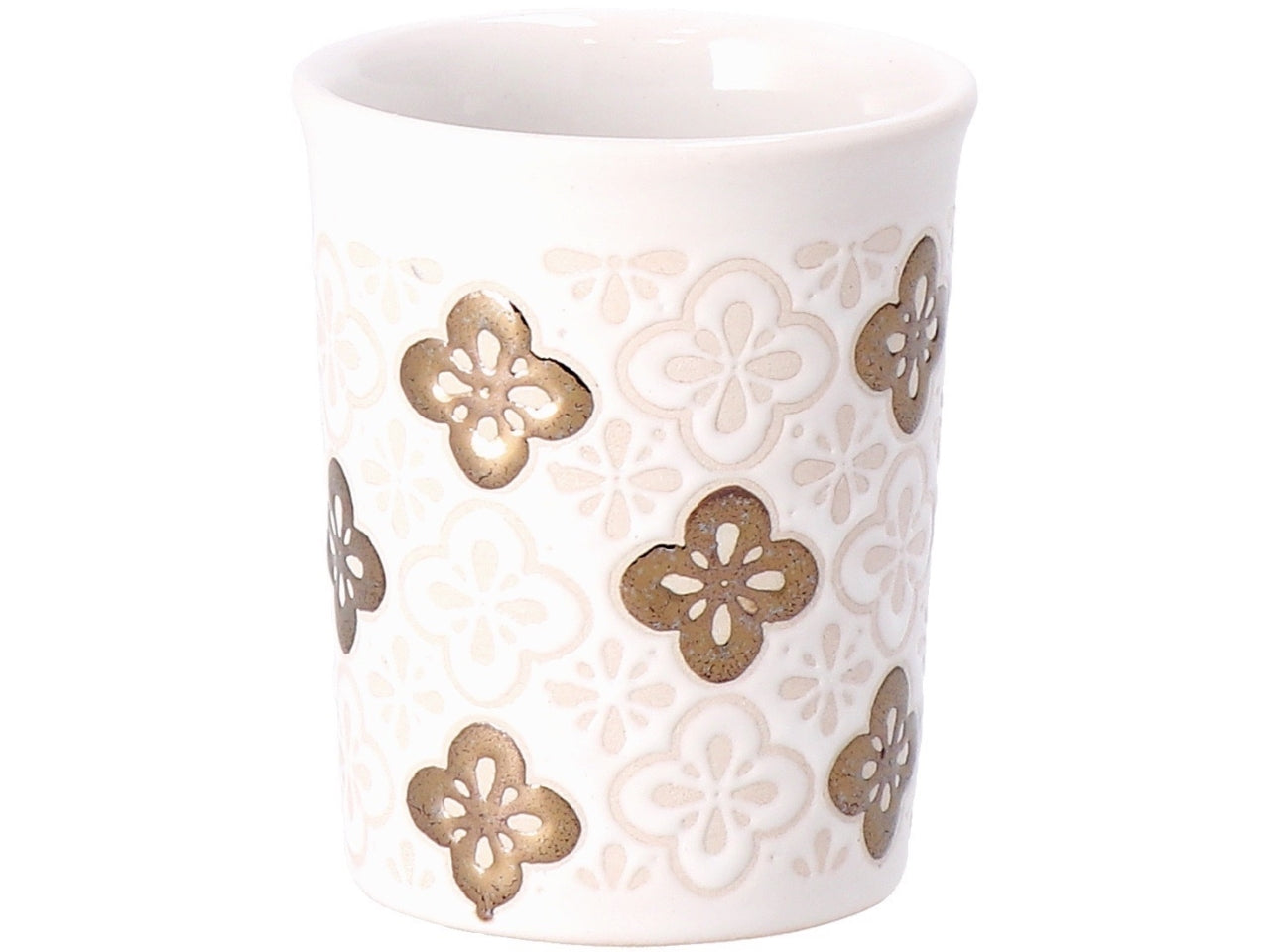 Bicchierino per amaro in ceramica 100ml, fantasia maioliche, stile mediterraneo, multicolor - Star