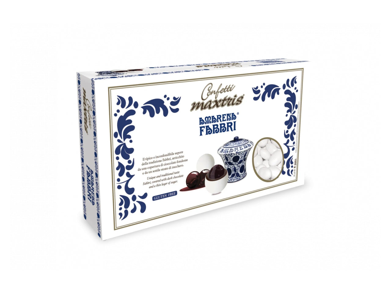 Confetti Maxtris Amarena Bianchi per bomboniere - 1kg