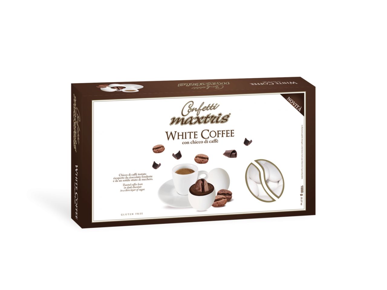 Confetti maxtris white coffe
