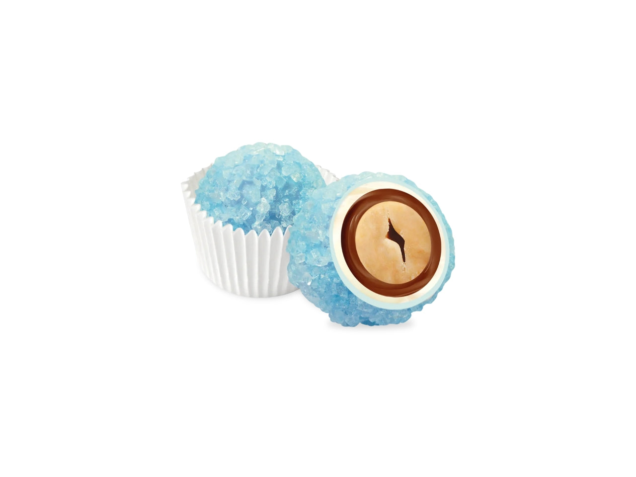 Confetti Maxtris Celeste ricoperti di cioccolato bianco e fondente per bomboniere da nascita e battesimo - Diamond - 500g