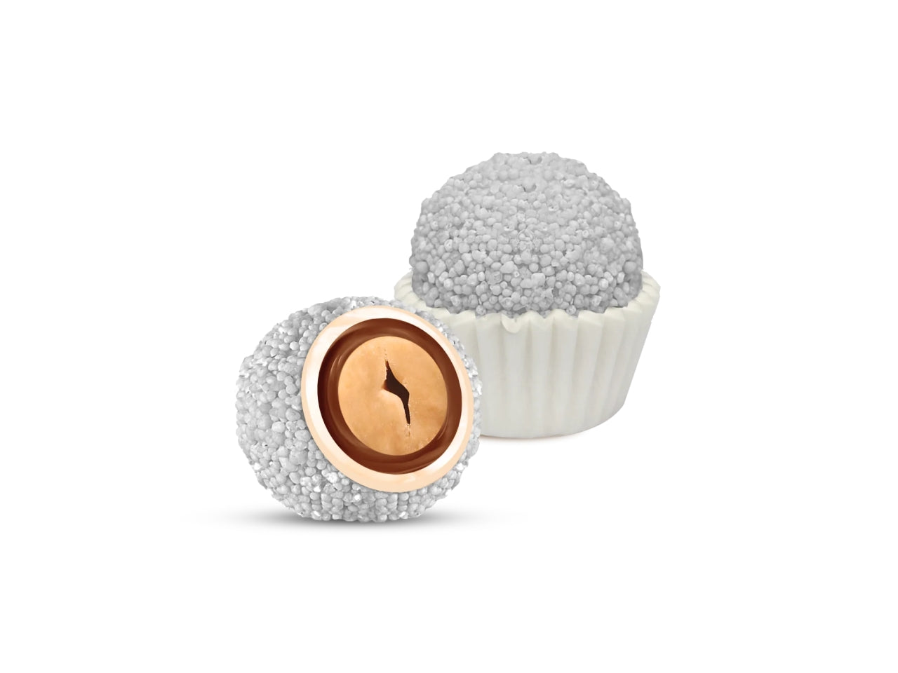 Confetti Maxtris Bianco ricoperti di cioccolato bianco e fondente per bomboniere - CriCri - 500g