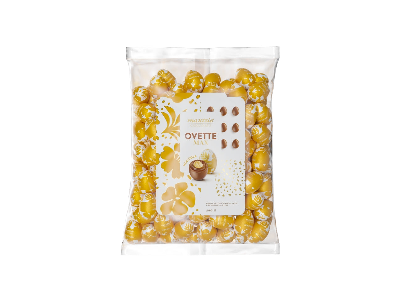 Ovetti max nocciola stagnolate busta 500g