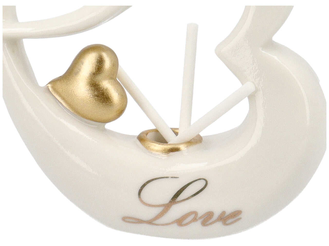 Profumatore love/cuore oro 8cm pb18687
