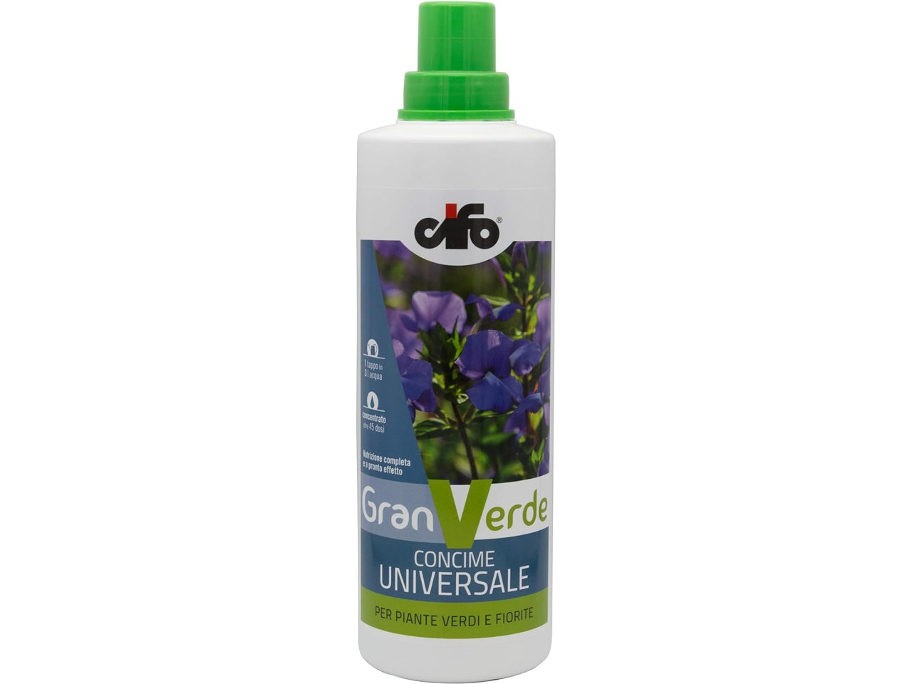 Concime liquido universale, trattamento fogliare o al terreno, 1kg Granverde Cifo
