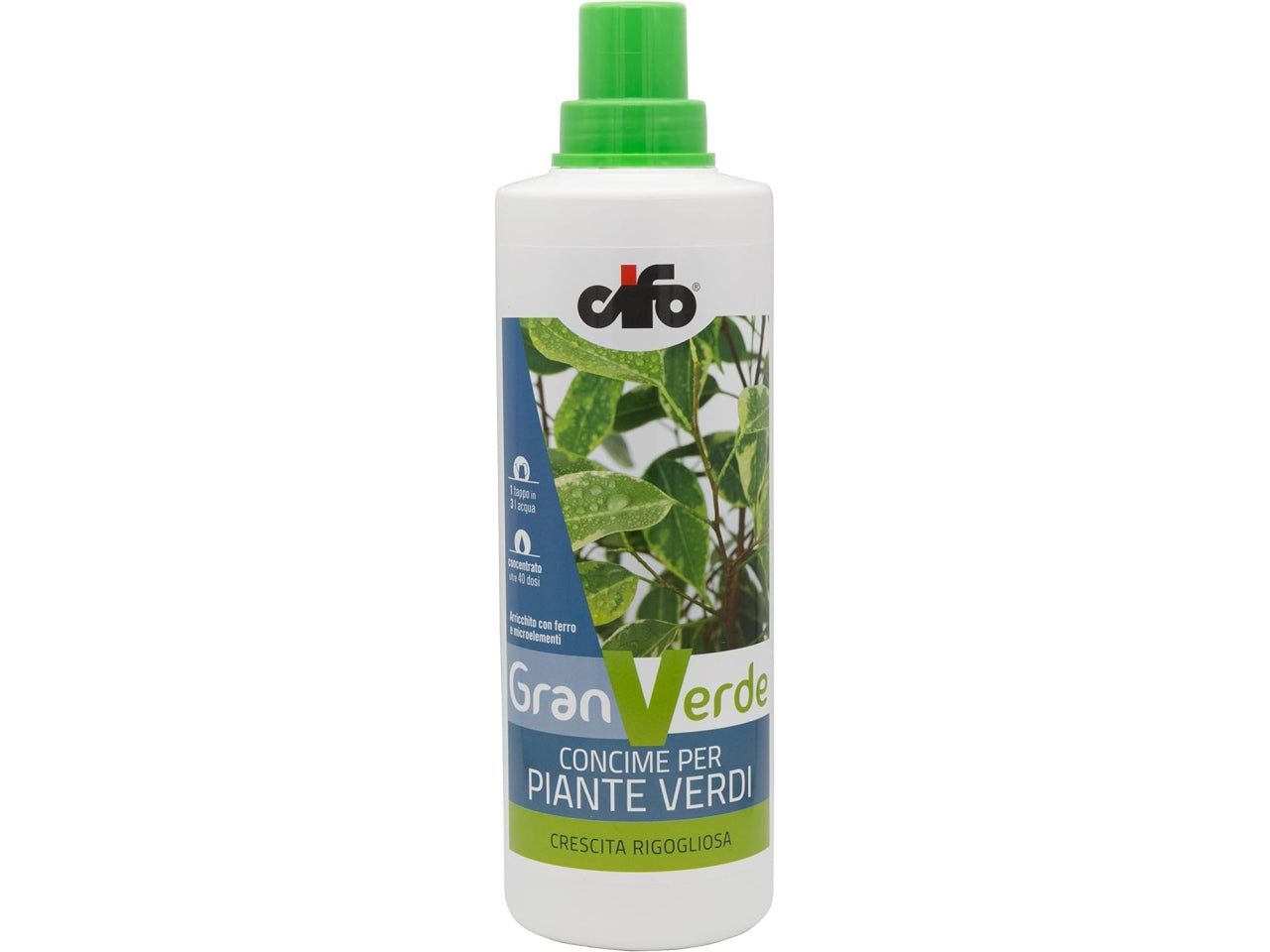 Concime liquido concentrato per piante verdi, crescita rigogliosa, 1kg Granverde Cifo