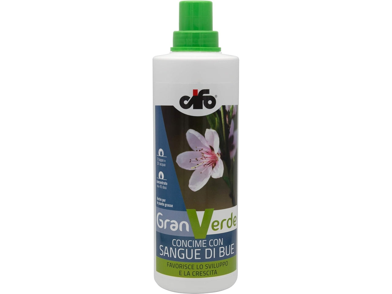 Concime liquido universale, trattamento fogliare o al terreno, 1kg Granverde Cifo