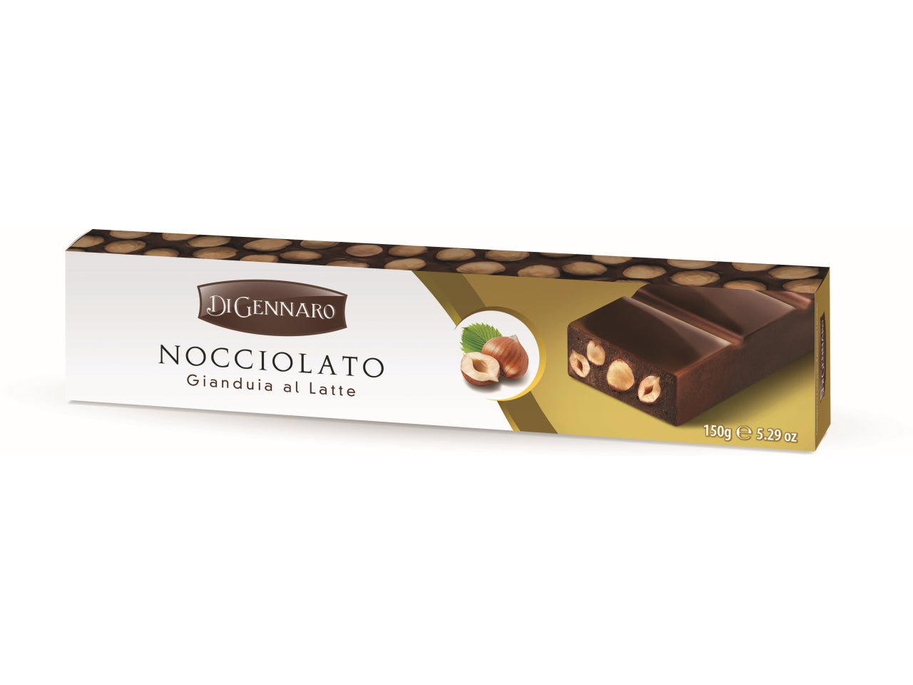 Torrone nocciolato gianduia al latte 150gr