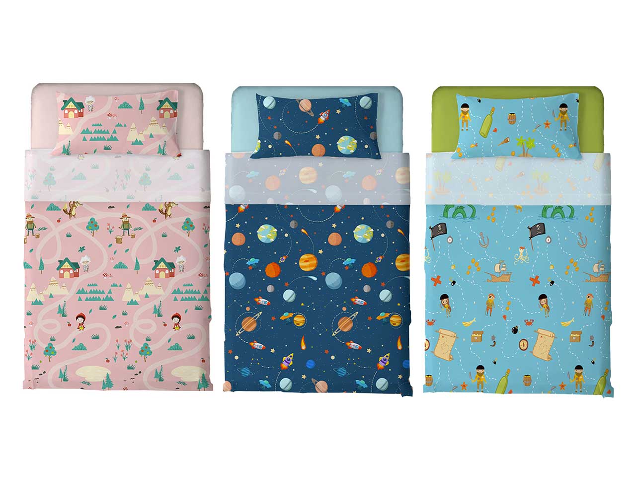 La dolce casa completo letto singolo assortimento kids