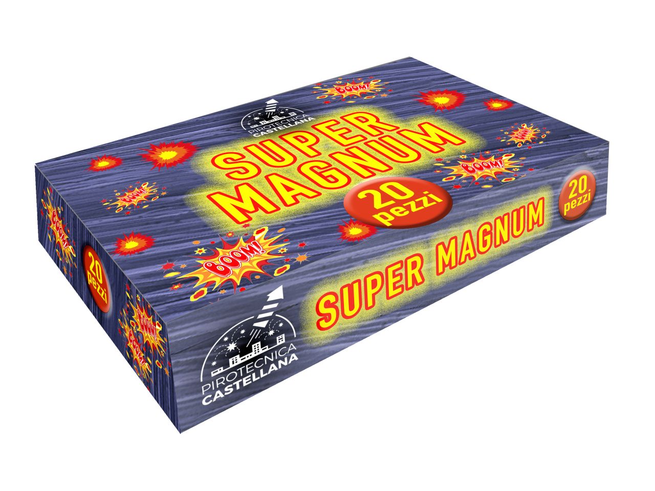 Super magnum tubetto rigido misura d.12xl.72mm miccia esclusa