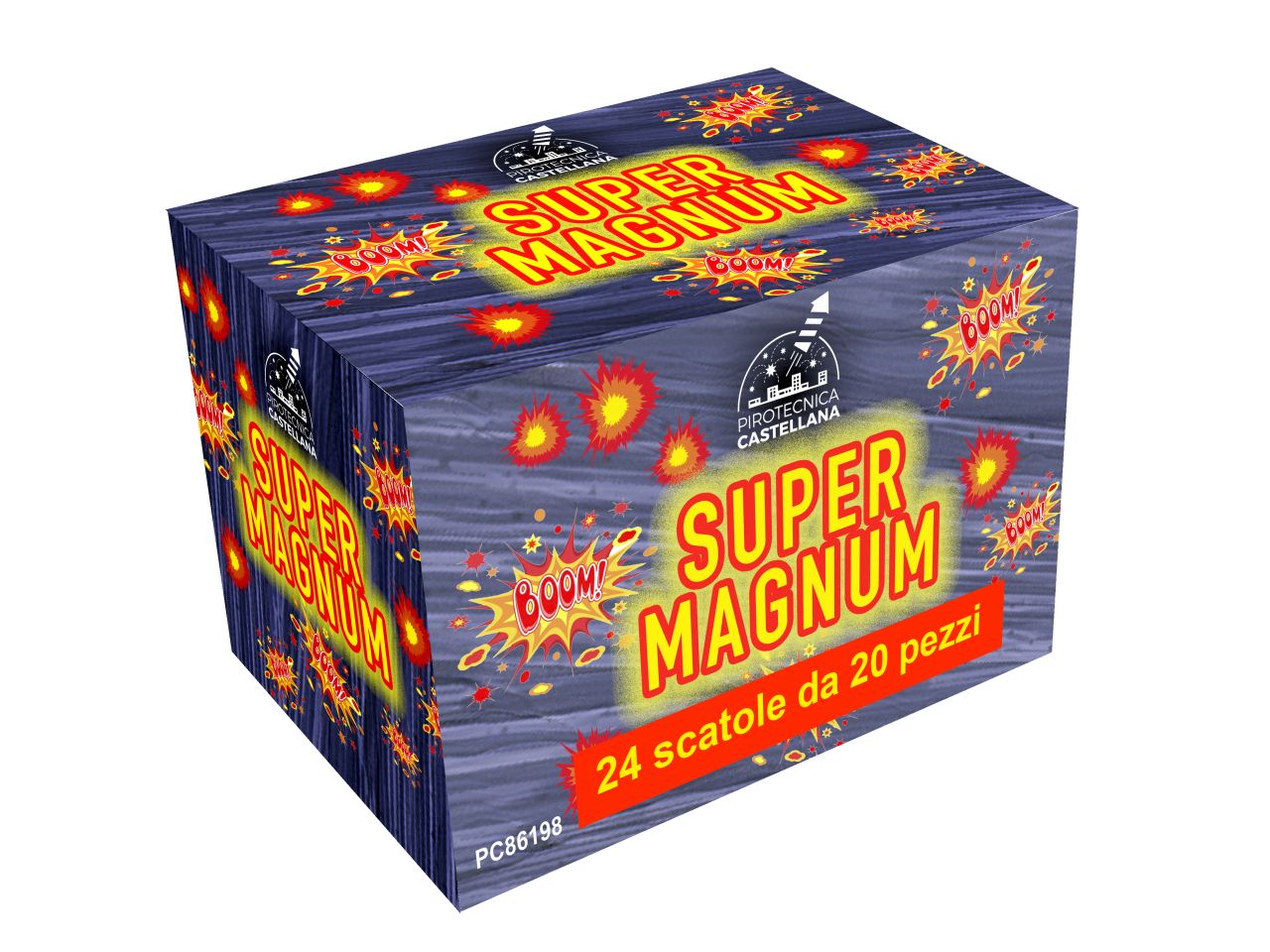 Super magnum tubetto rigido misura d.12xl.72mm miccia esclusa