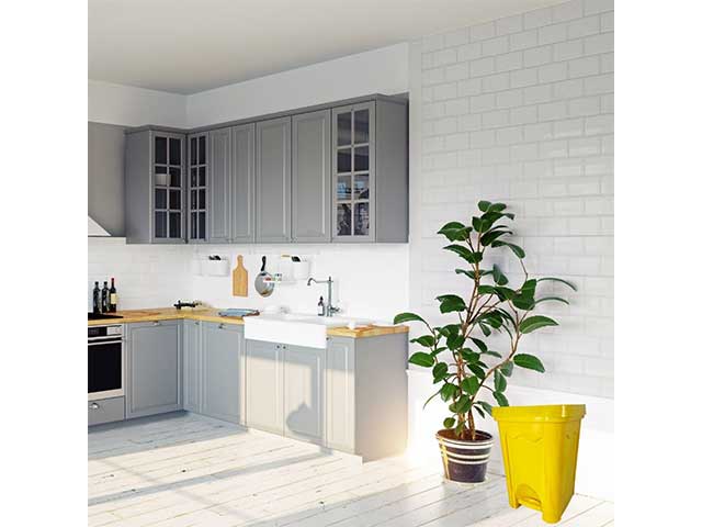 Eco pattumiera 16lt 7511 gialla