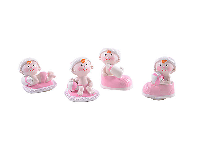 Bambina rosa 3cm 4 pezzi 215615 $