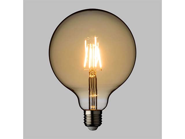 Lampadina luxa e27 g125 led bianco caldo 44067