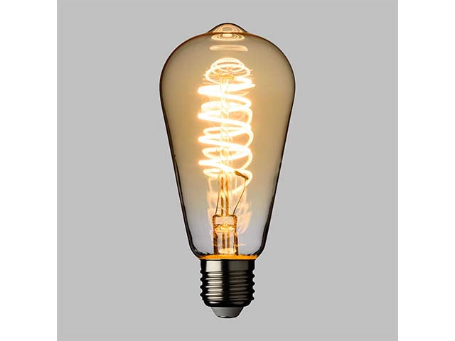 Lampadina luxa e27 st64 led bianco caldo 44111