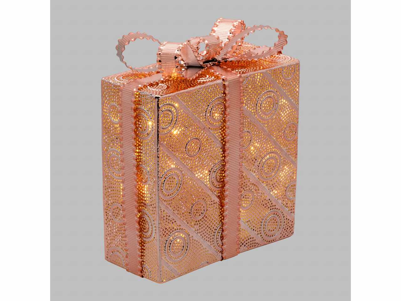 Pacco regalo 25,5cm 28led bianco caldo