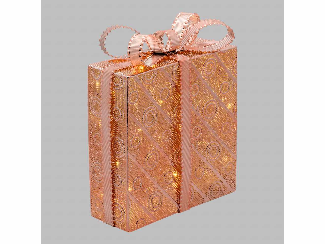 Pacco regalo 30,5cm 50led bianco caldo