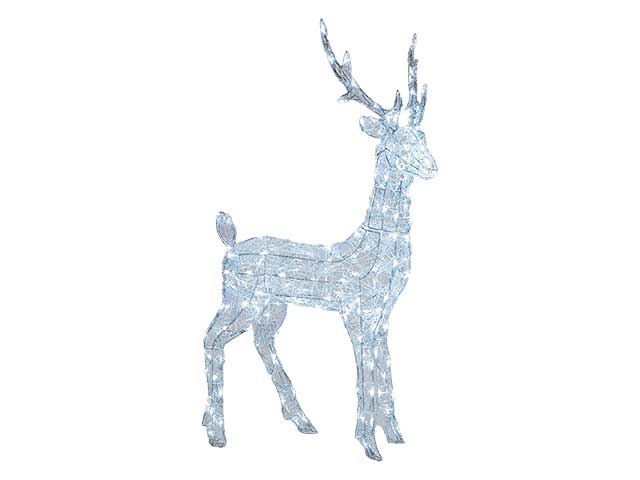 Renna 3 d 105cm 180led bianco freddo uso esterno