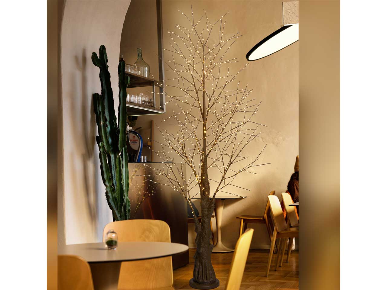 Albero 1200 microled bianco caldo 240cm uso esterno
