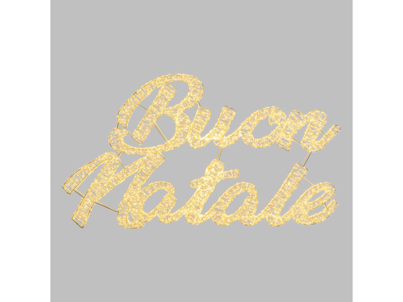 Buon natale 3d 135xh.75cm hdm 6500 microled bianco caldo e bianco d.1,5mm gioco luce automatico flashled diamond con led luce fissa e led lampeggianti trasformatore gs uso esterno e interno 6m+135x4xh.75cm