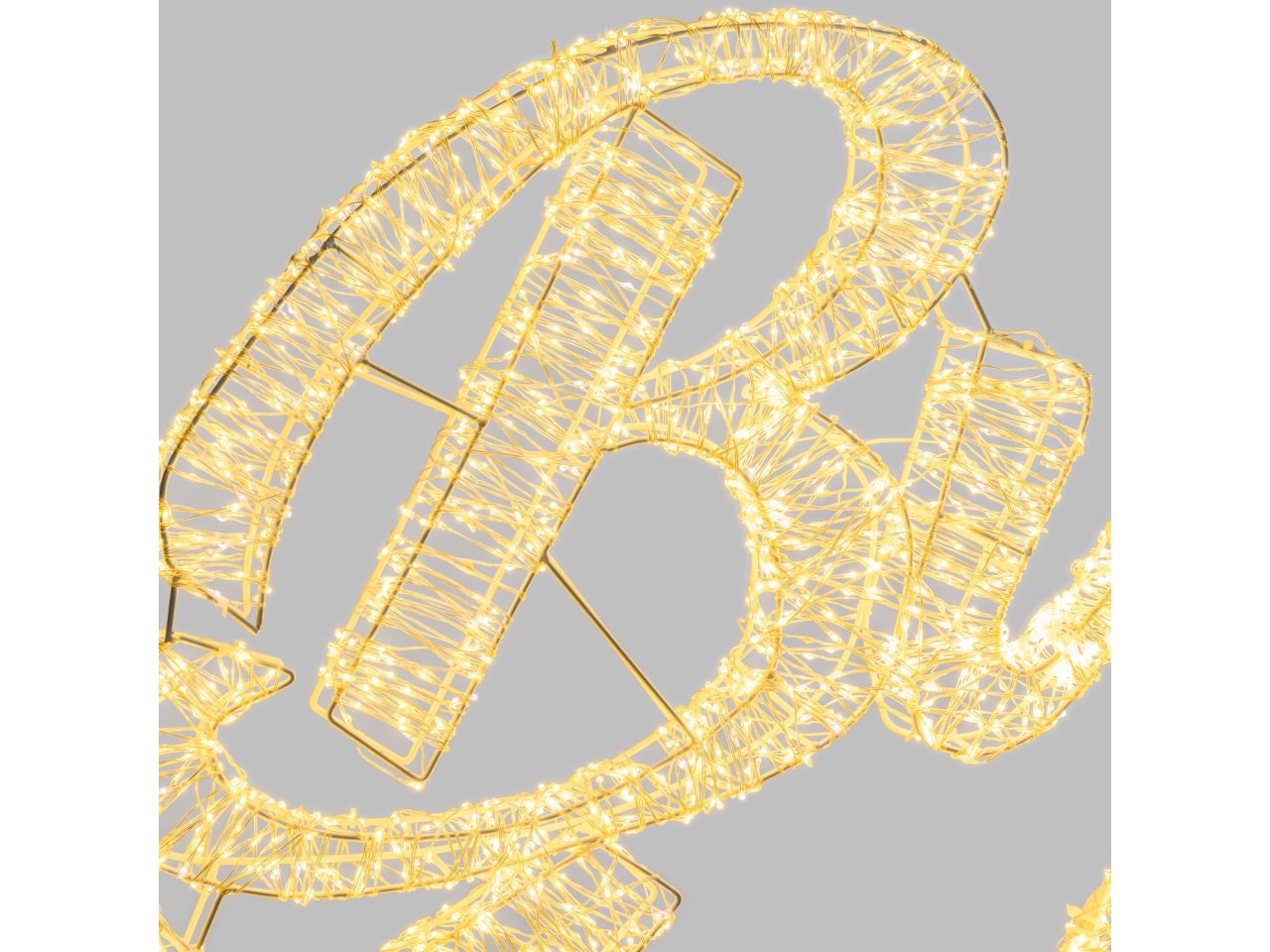 Buon natale 3d 135xh.75cm hdm 6500 microled bianco caldo e bianco d.1,5mm gioco luce automatico flashled diamond con led luce fissa e led lampeggianti trasformatore gs uso esterno e interno 6m+135x4xh.75cm