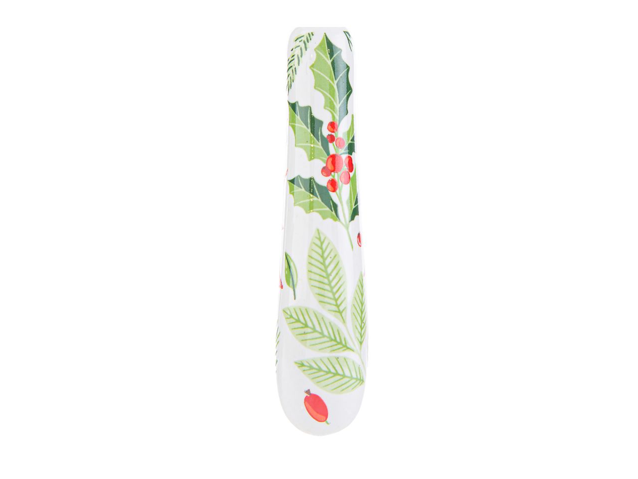 Cucchiaini bianco natale misura 15cm con astuccio - la confezione comprende 6 cucchiaini