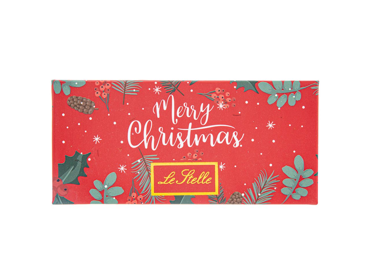 Apribottiglie merry christmas colore rosso misura 12cm con astuccio
