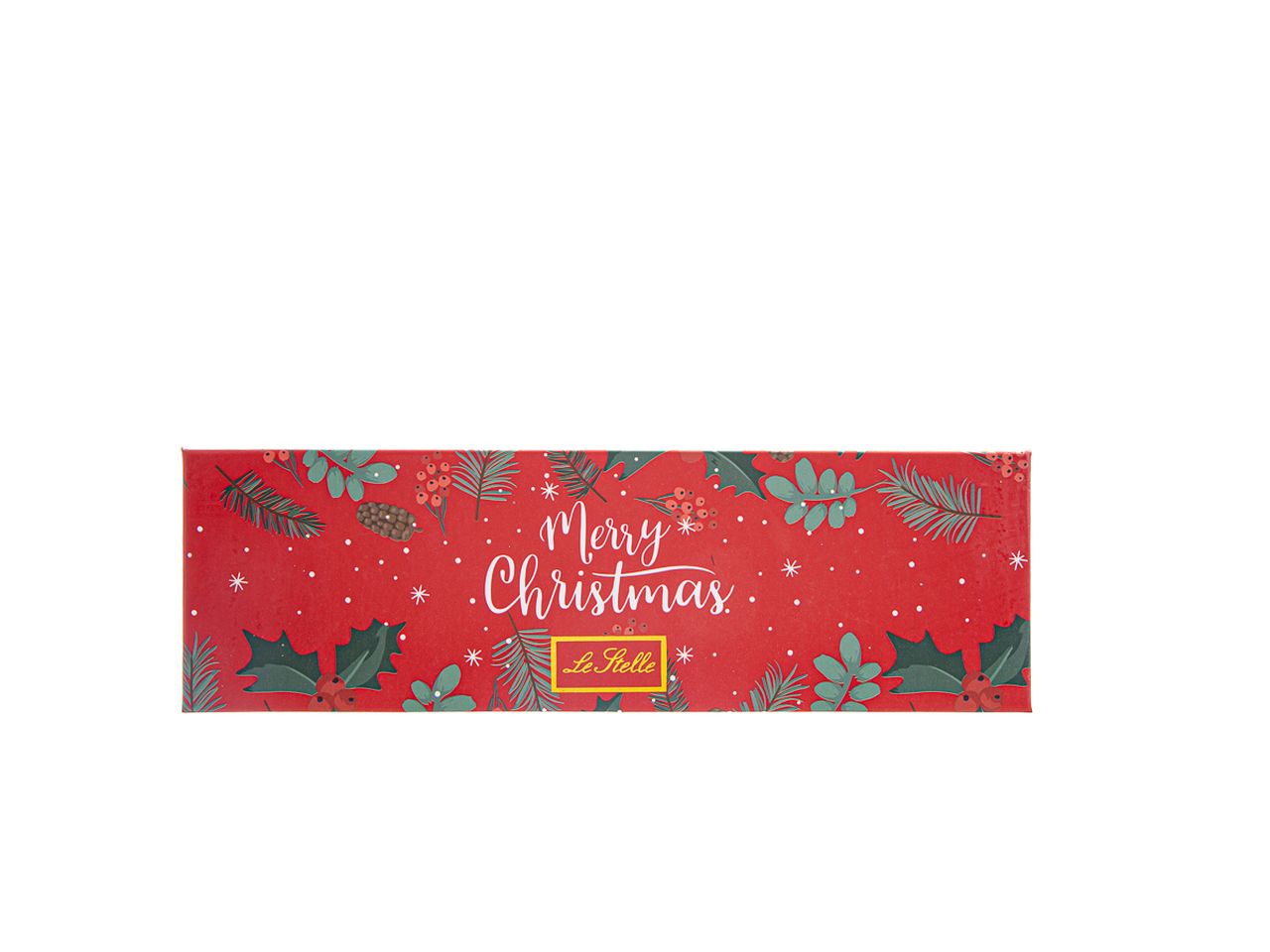 Paletta per torta merry christmas colore rosso misura 25cm con astuccio