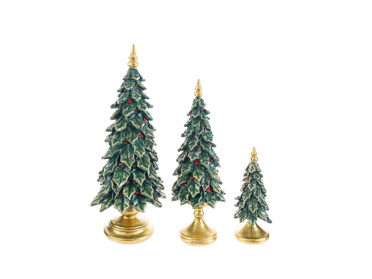 Albero natalizio in resina misua 9x9xh.27cm
