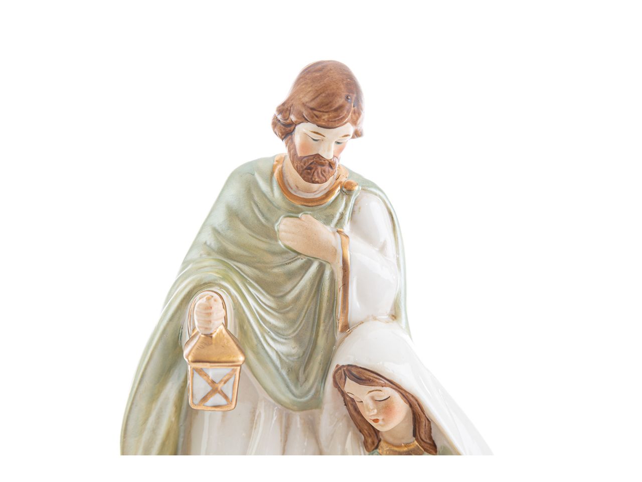 Sacra famiglia in porcellana misura 12x9xh.20cm