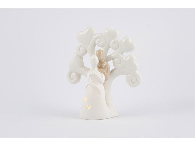 Albero sposi c/led 11x5x12.5cm51120