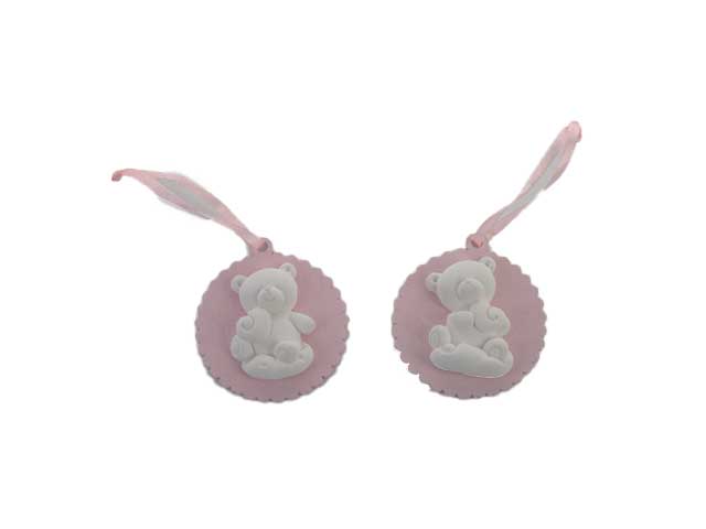 App.gessetto orsetto rosa 5x5 52394