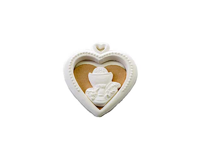 Gessetto cuore comunione 4,5x4cm 53238