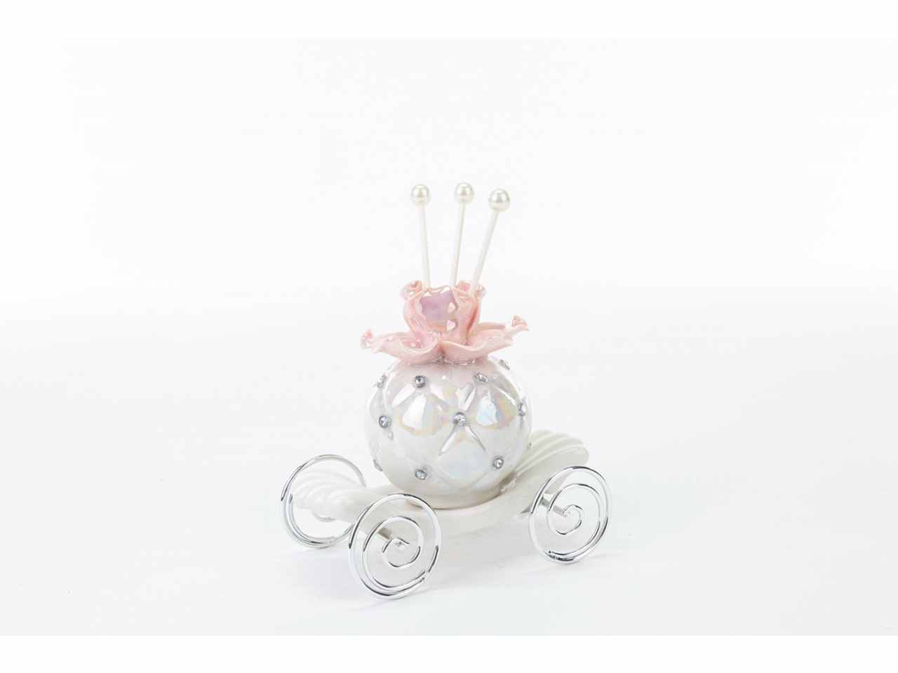 Profumatore carrozza fiore 11,5x7xh.10cm 54203