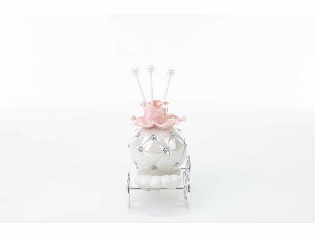 Profumatore carrozza fiore 11,5x7xh.10cm 54203