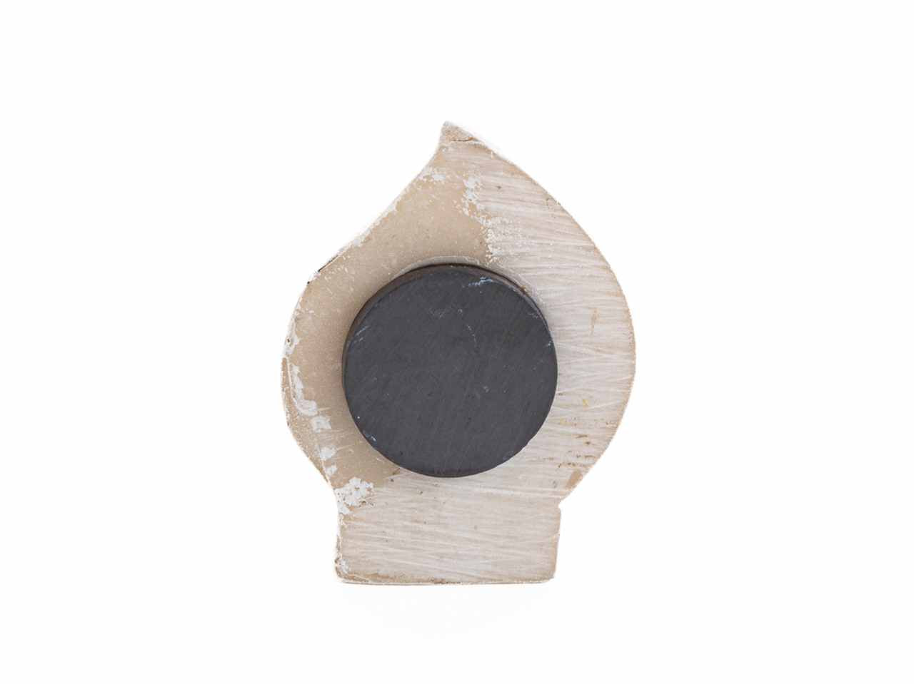 Calamita con figura di bimba prima per comunione in resina 3x4,5 cm