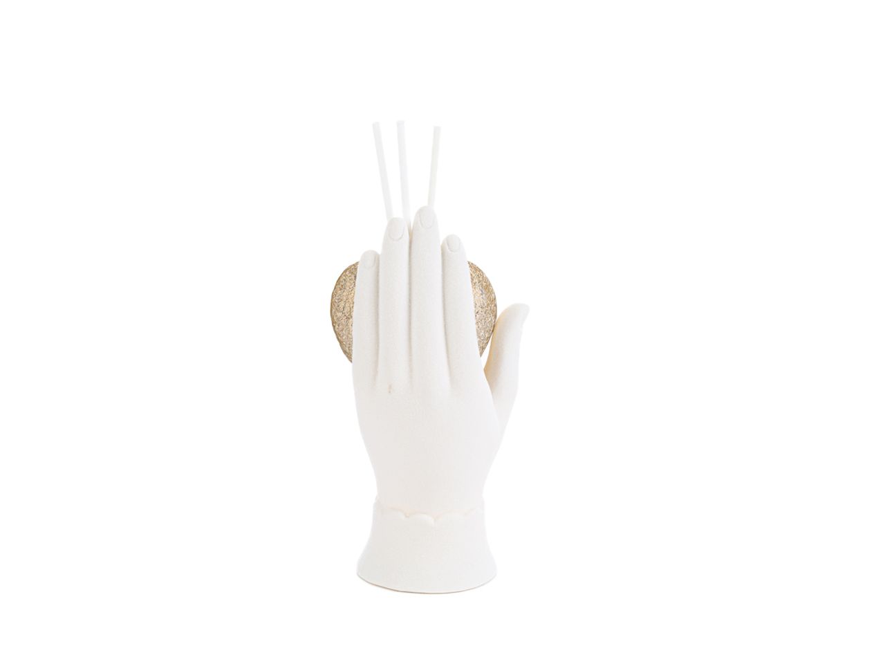 Profumatore cuore mano led 8x6xh.15cm