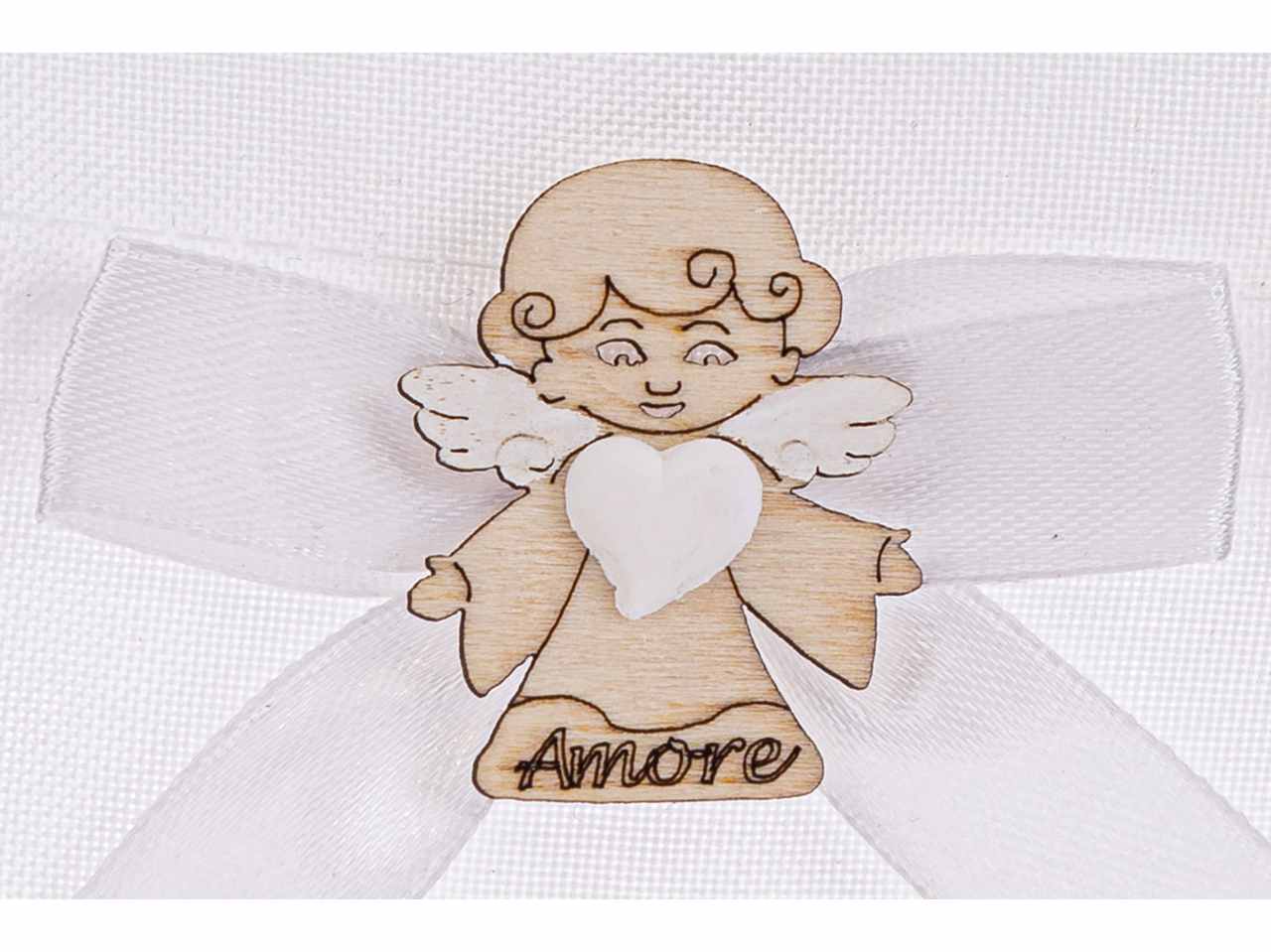 Sacchetto porta confetti angelo 3 assortimenti 10x12 cm