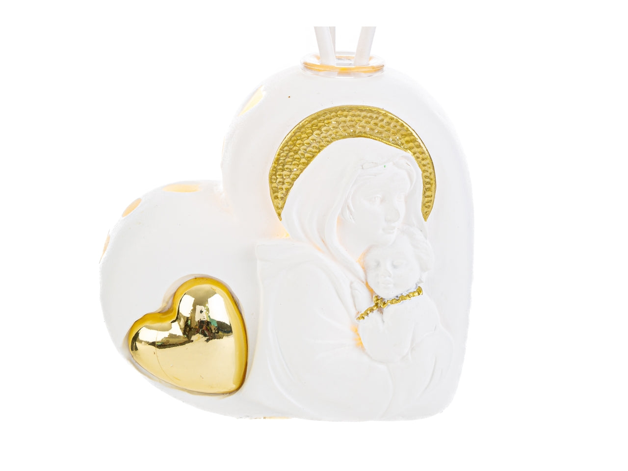 Porta profumo con led cuore maternita'