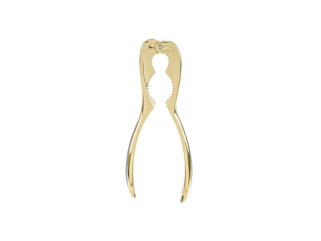 Schiaccianoci in metallo colore oro astuccio 16cm