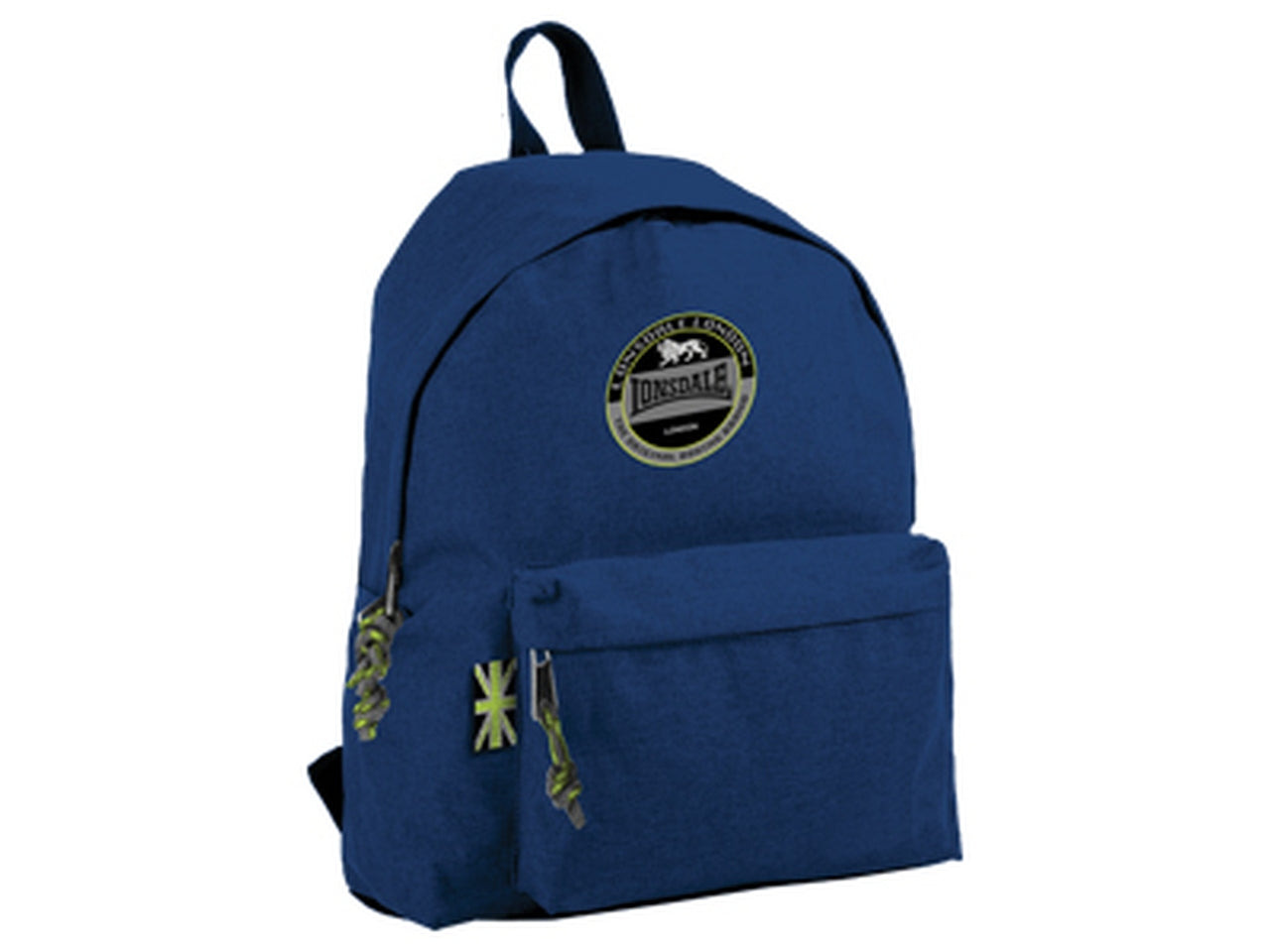 Zaino americano Lonsdale rusty in poliestere blu 32x13x42 cm
