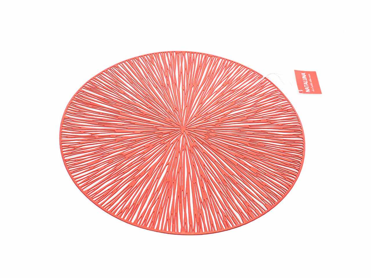 Tovaglietta pvc diametro 38 rosso