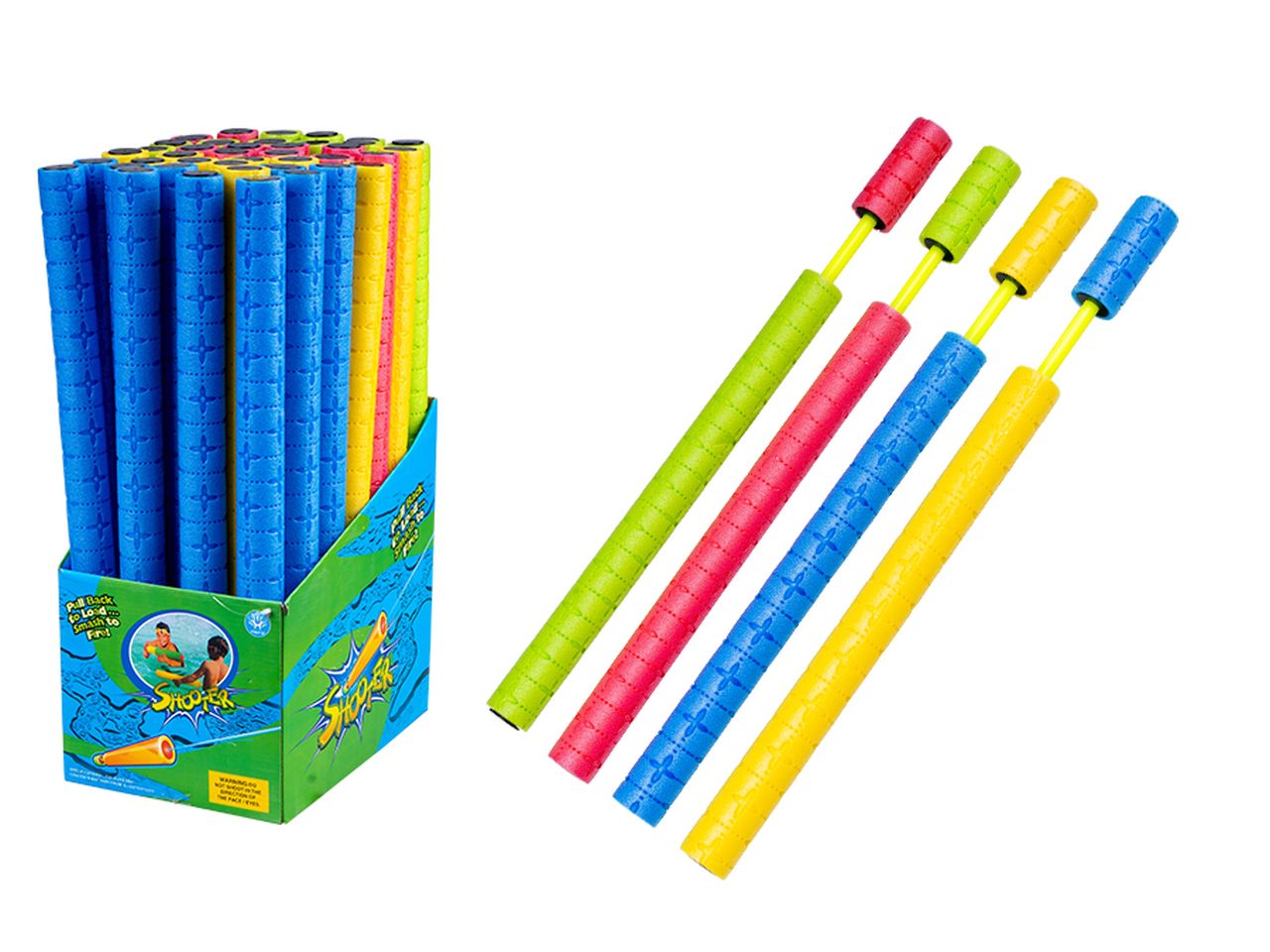 Tubo schiuma spara acqua 54cm in 3 assortimenti