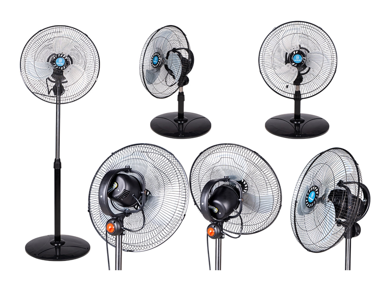 Ventilatore rotante 3in1 40x130cm 60w base tonda pd49
