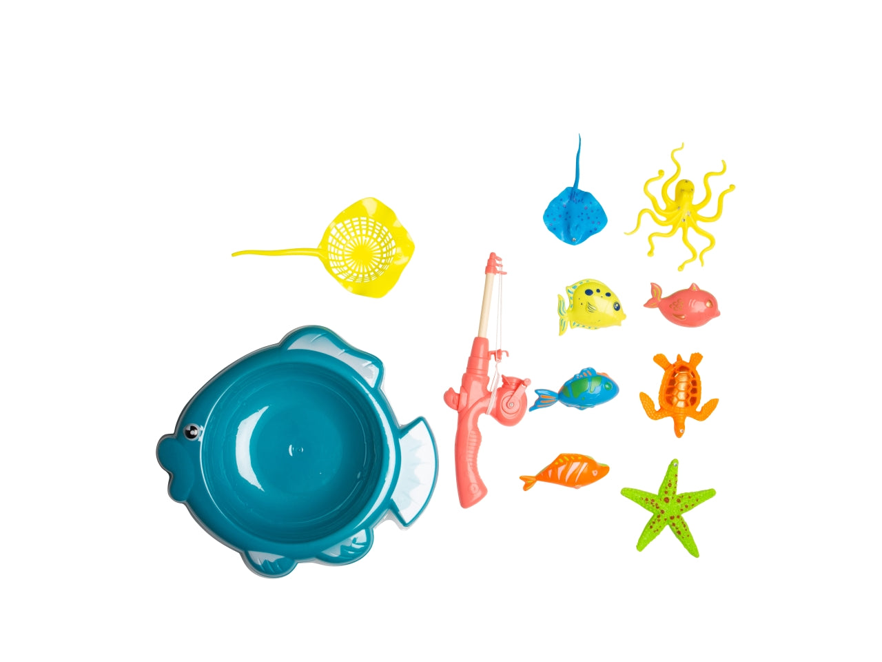 Gioco di pesca il set contiene 11 oggetti in 2 assortimenti