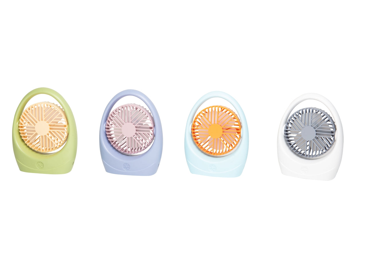 Ventilatore portatile ricaricabile con usb sq2235a 12,6x5,5x16,4cm in 4 colori assortiti