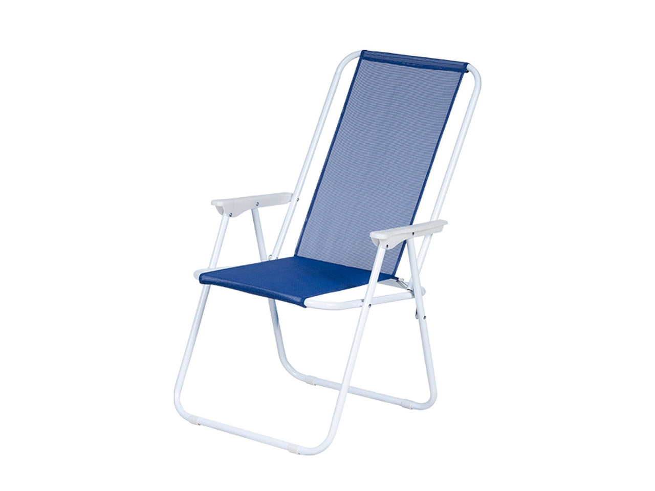 Sedia pieghevole 52x48x86cm blu in textilene